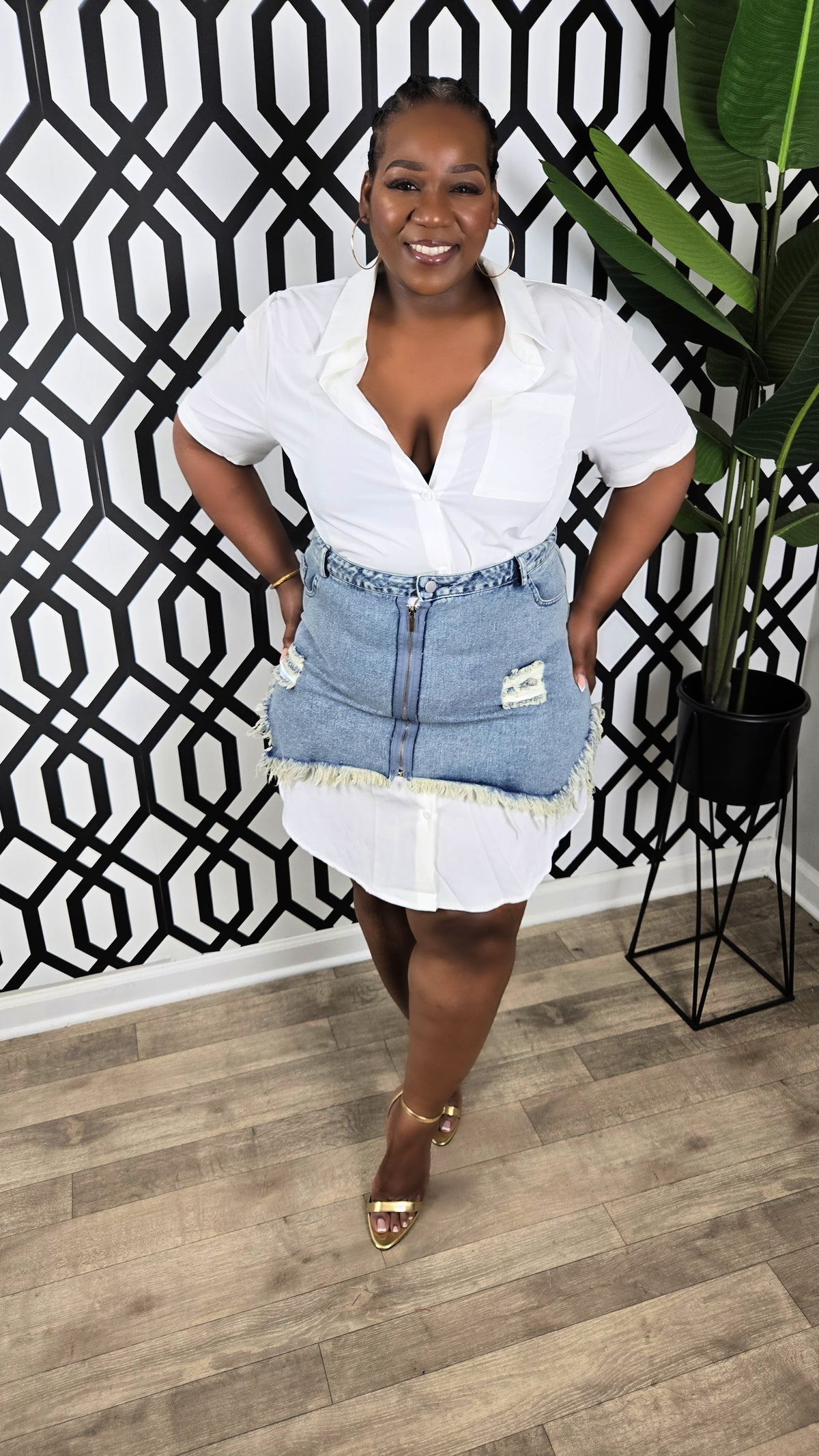 Denim Skirt Shirt Dress – First Klass Curves Boutique Denim Skirt Shirt Dress – First Klass Curves Boutique